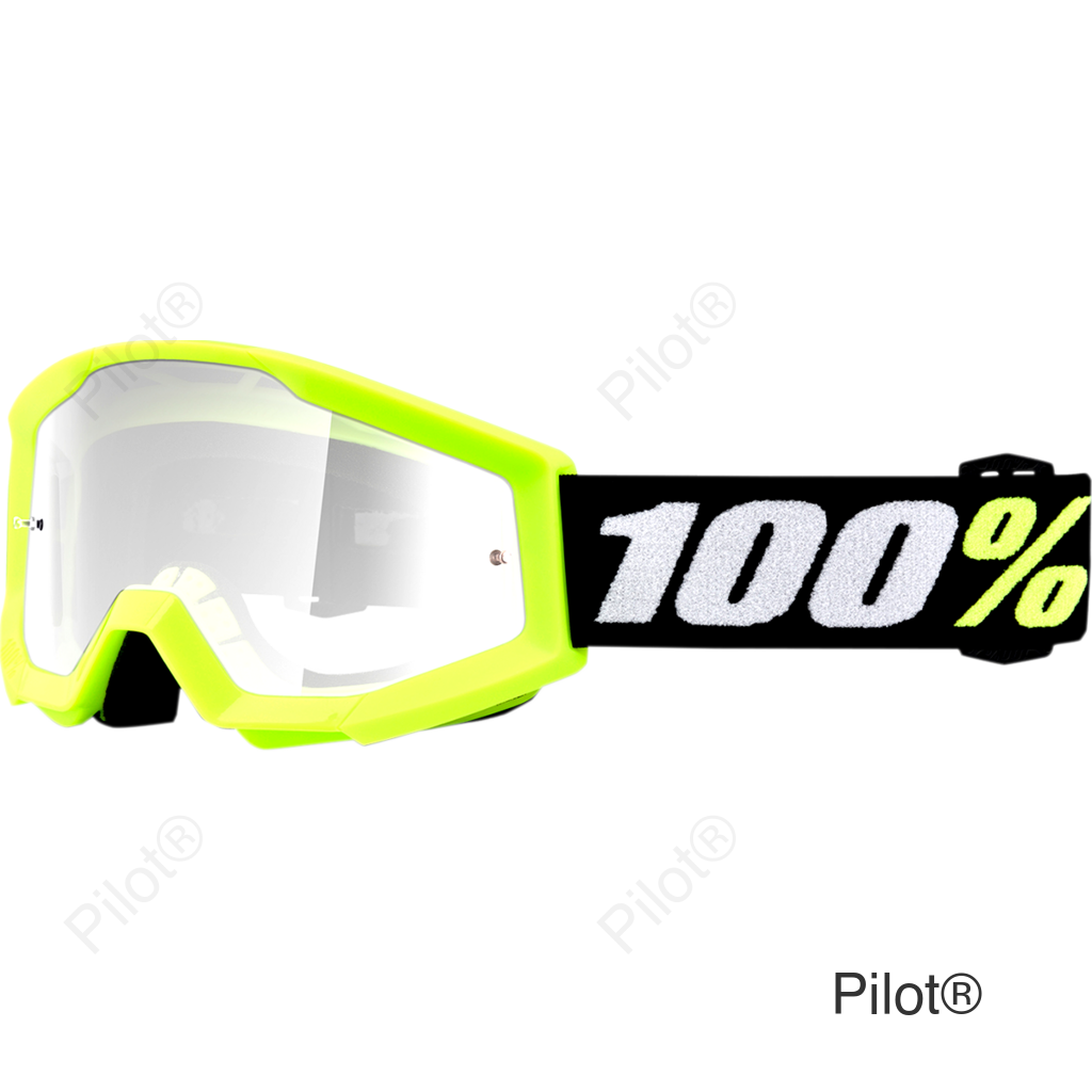 Strata Mini Goggles - Yellow - Clear Lens
