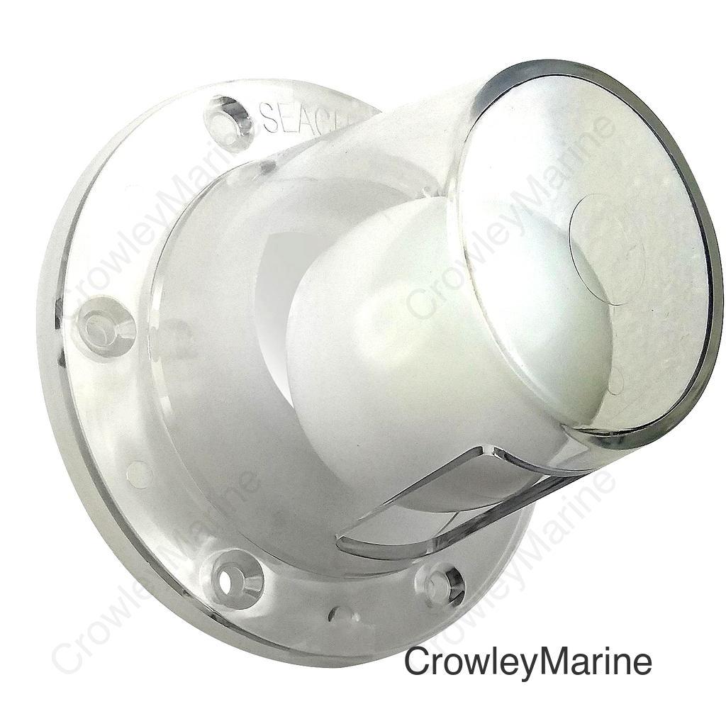Seachoice Self-Bailing 2-7/8 In. Scupper Valve Kit, Clear