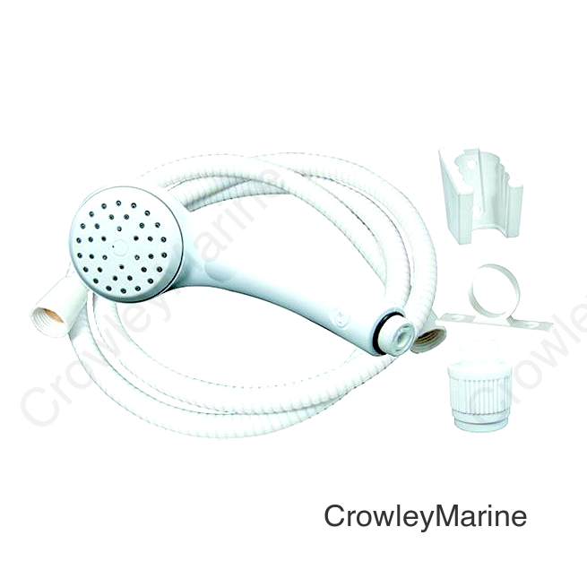 Valterra Phoenix Airfusion Hand Held RV Camping Outdoor 60" Shower Hose & Bracket Kit