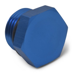 Russell Performance -3 AN Straight Thread Plug (Blue) (Blue) thumbnail-3