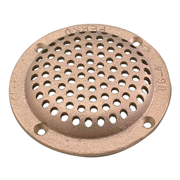 3-1/2" Round Bronze Strainer for 1" T-Hulls