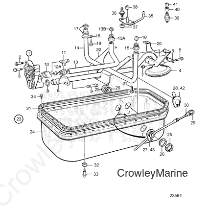 Plastic Rivet - Volvo Penta (943353)