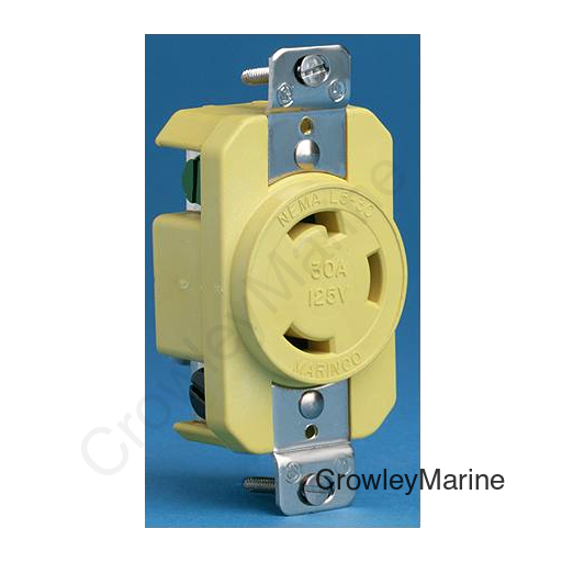 Marinco 30A/125V Locking Receptacle