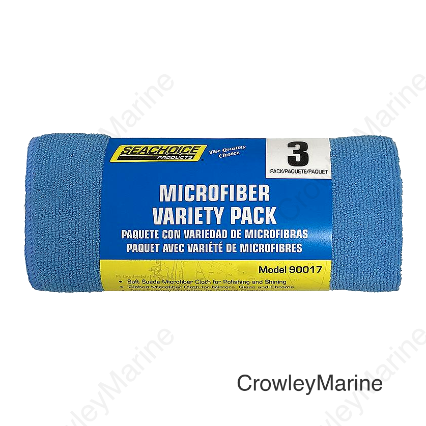 Seachoice 90017 Microfiber Variety Pack, 3-pk. Roll