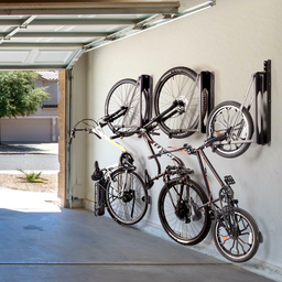 Delta Pivot Wall Mounted Bike Storage Rack - 1 Bike Matte Black