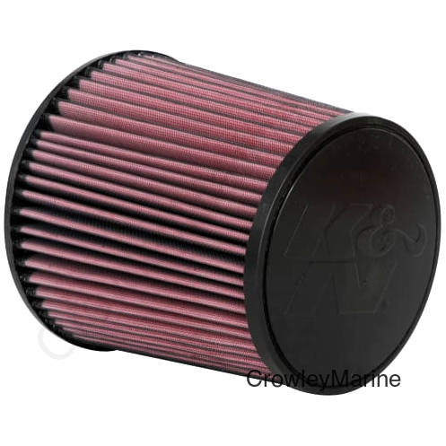 K&N Universal Air Filter 4-1/2in Flange / 8in Base / 6-5/8in Top / 8in Height