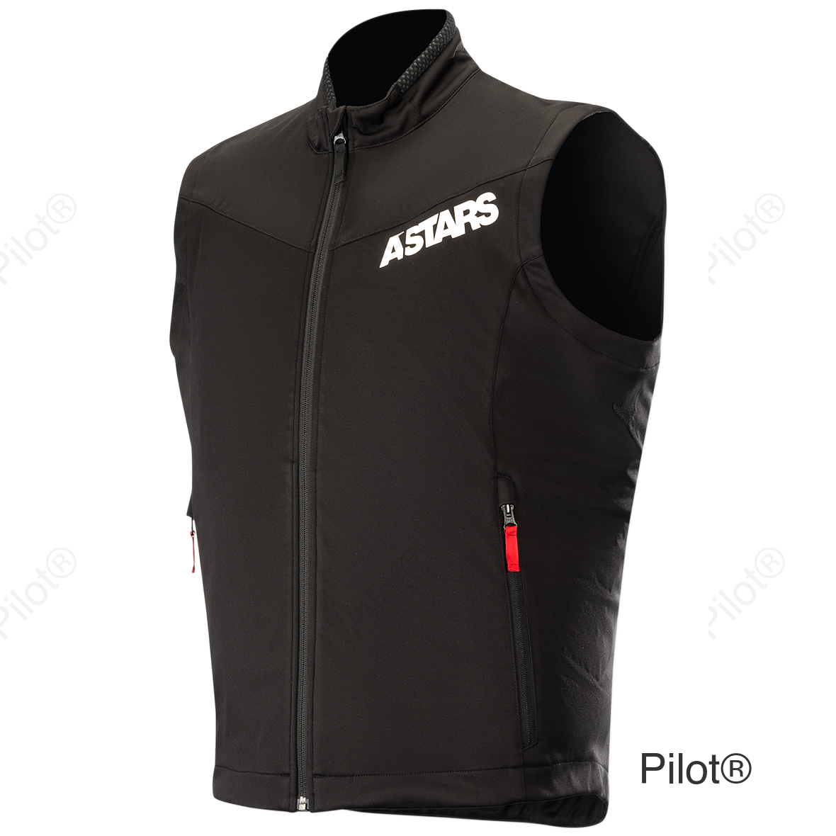 Session Race Vest - Black/Red - Large