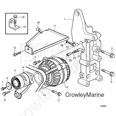 Flange Screw(V2) - Volvo Penta (987484)