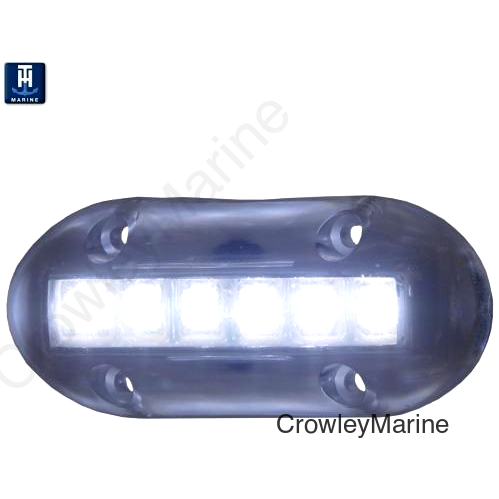 3.5” x 1.5”, 6 White LEDs