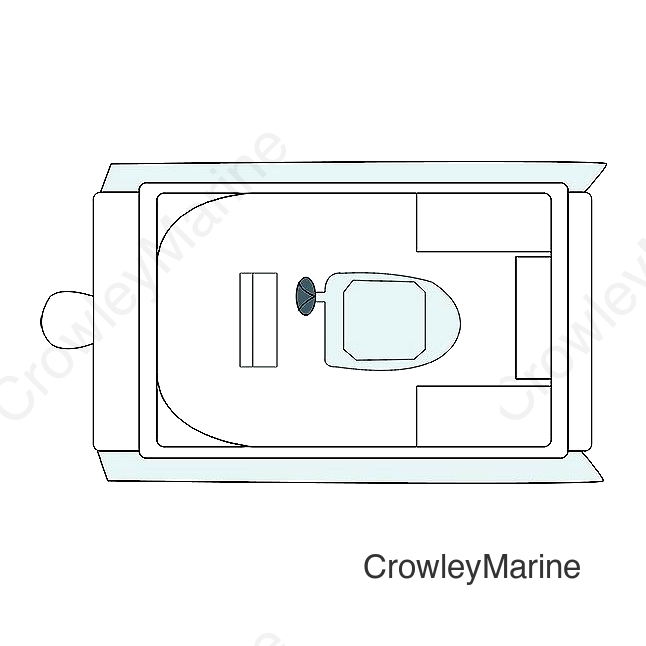 Carver 79009 Flex-Fit PRO™ Poly-Flex II Pontoon Boat, Slate Gray