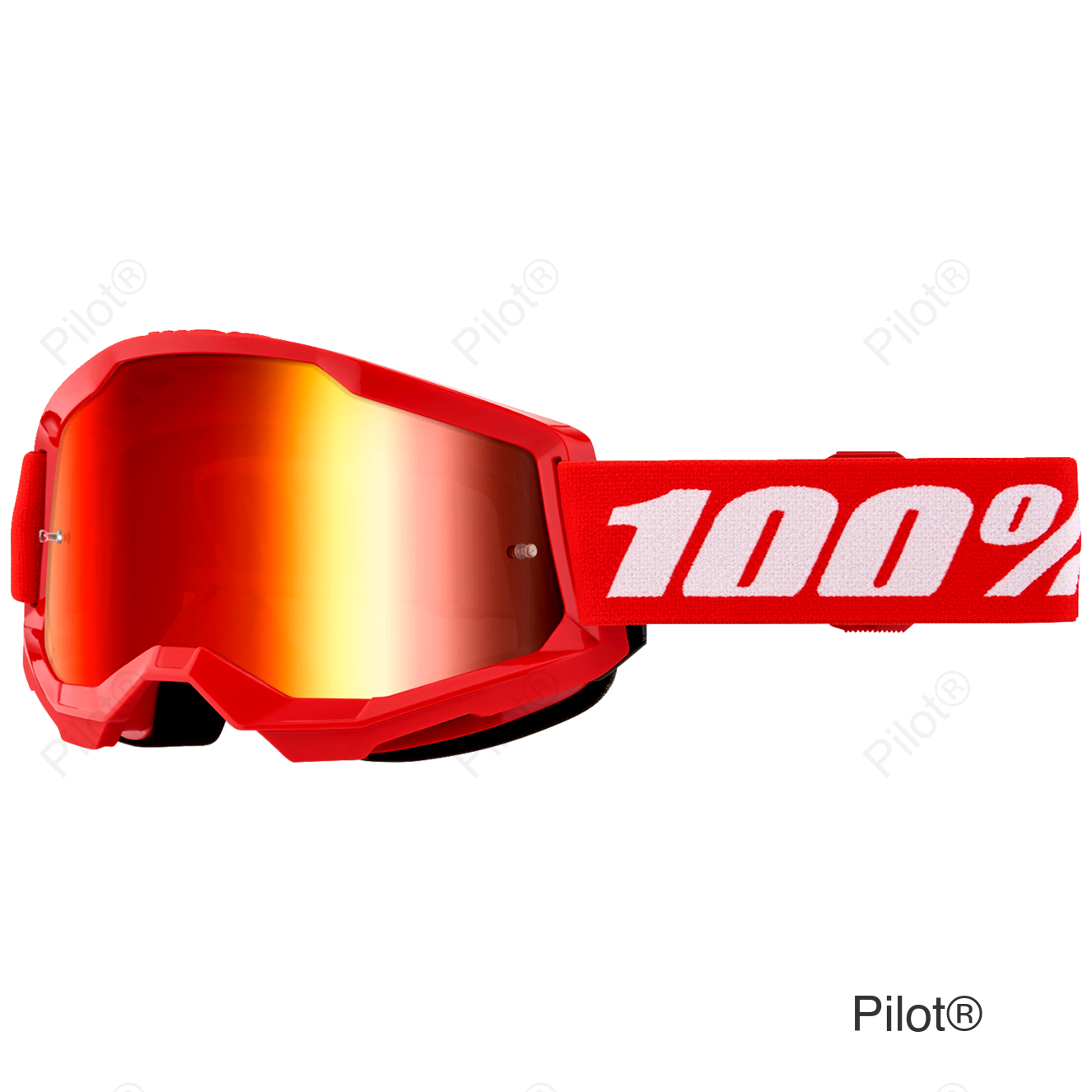 Strata 2 Goggle - Red - Mirror Red