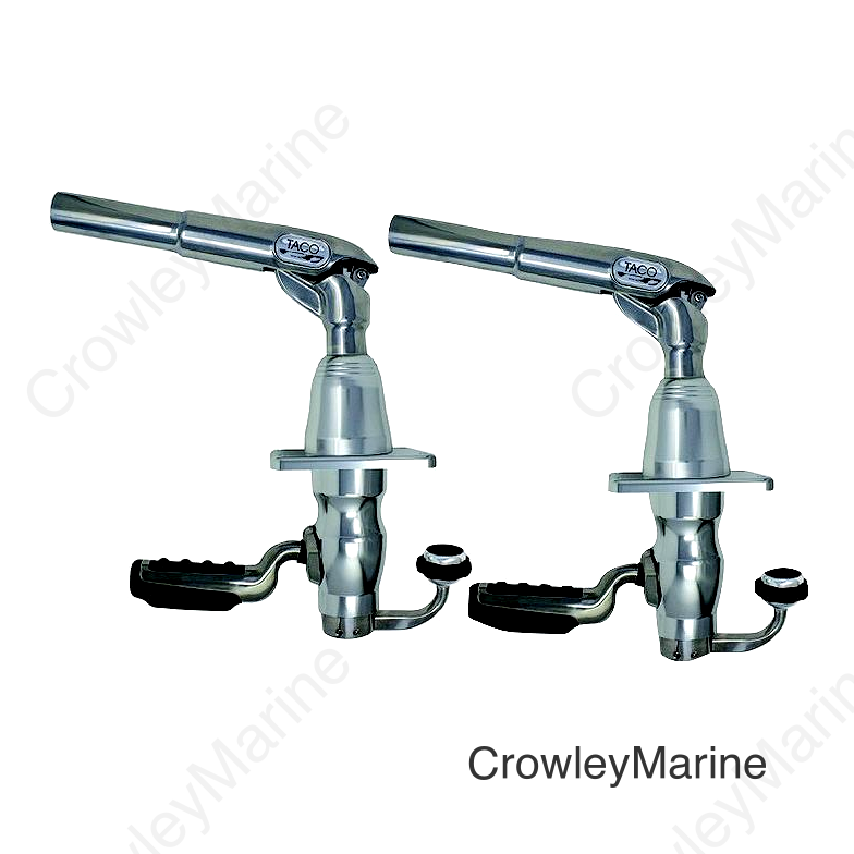Taco GS390 Grand Slam 390 Outrigger Top Mount w/Crank, 1 pr.