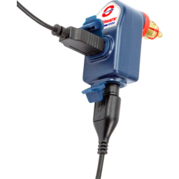 Dual USB Charger - 90° BIKE/DIN Plug - Low Profile thumbnail-0