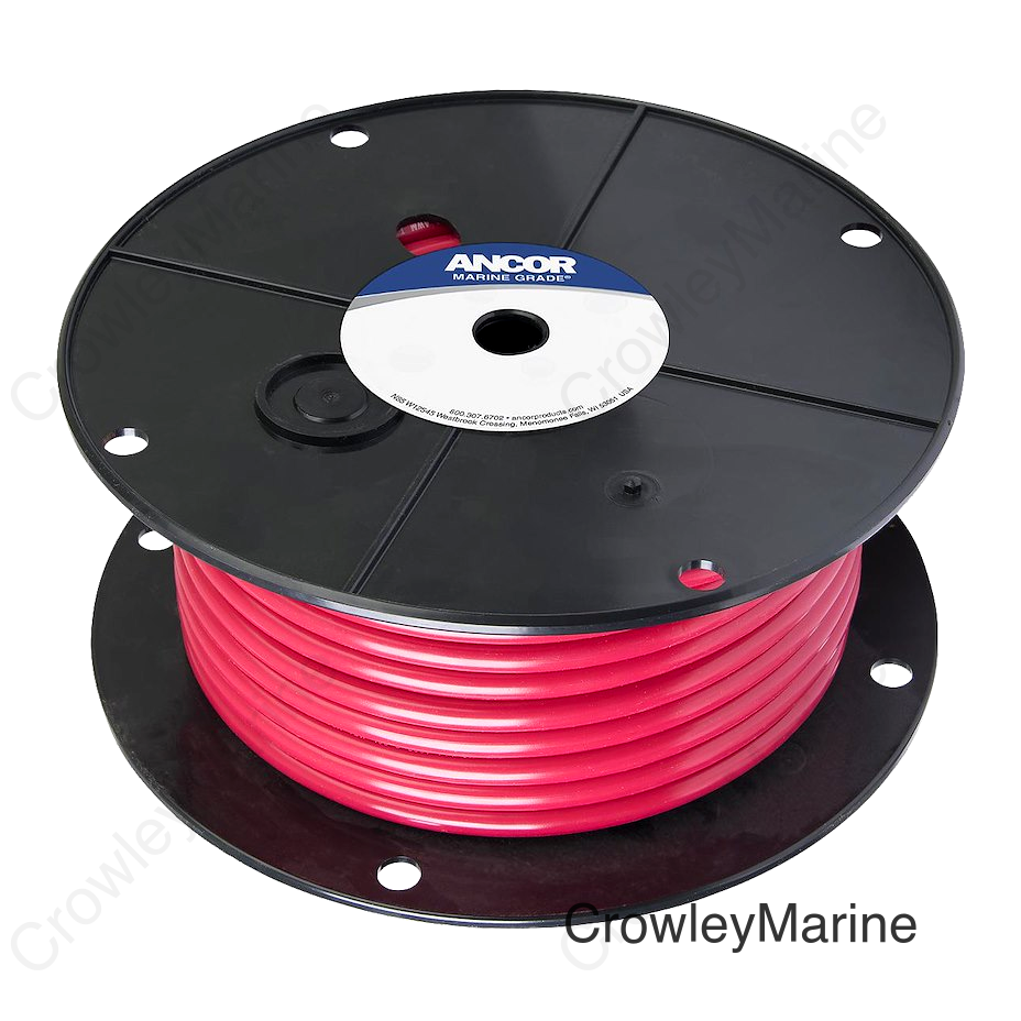 BATTERY CABLE 4 GA 500' RED
