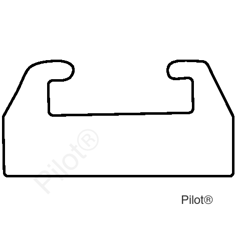 Black Replacement Slide - UHMW - Profile 26 - Length 41.63" - Ski-Doo