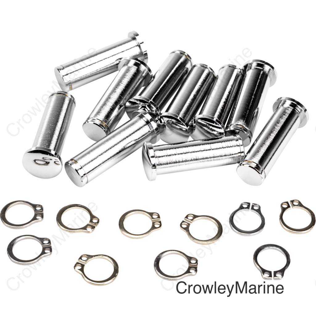 PIVOT PIN & CIRCLIP CLUTCH `08-20 FLH CHROME