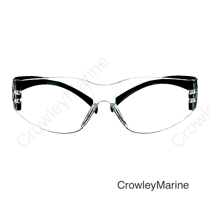 3M SF101AFBLK Securefit™ 100 Series Protective Eyewear, Clear