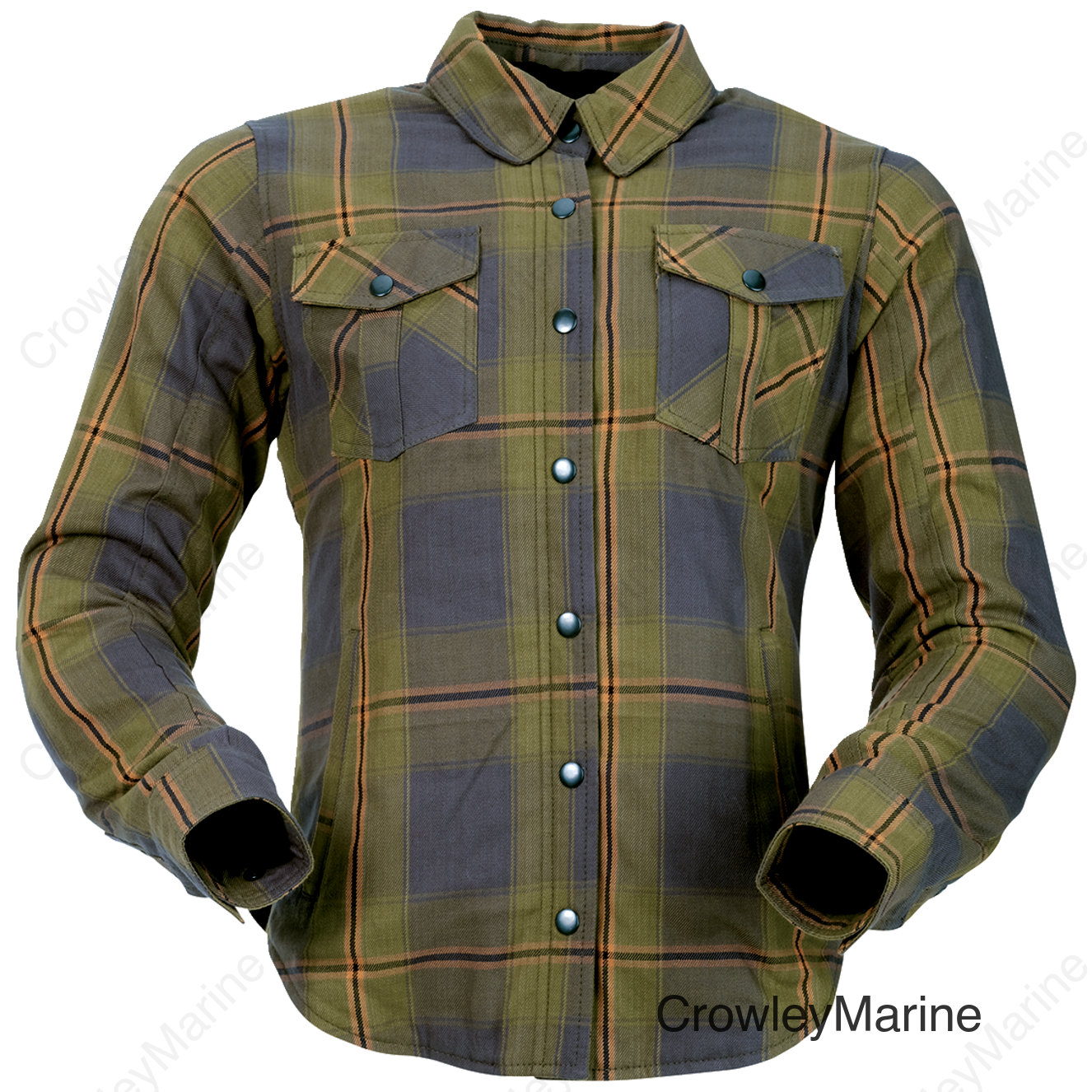 SHIRT FLANNEL WMN GN MD