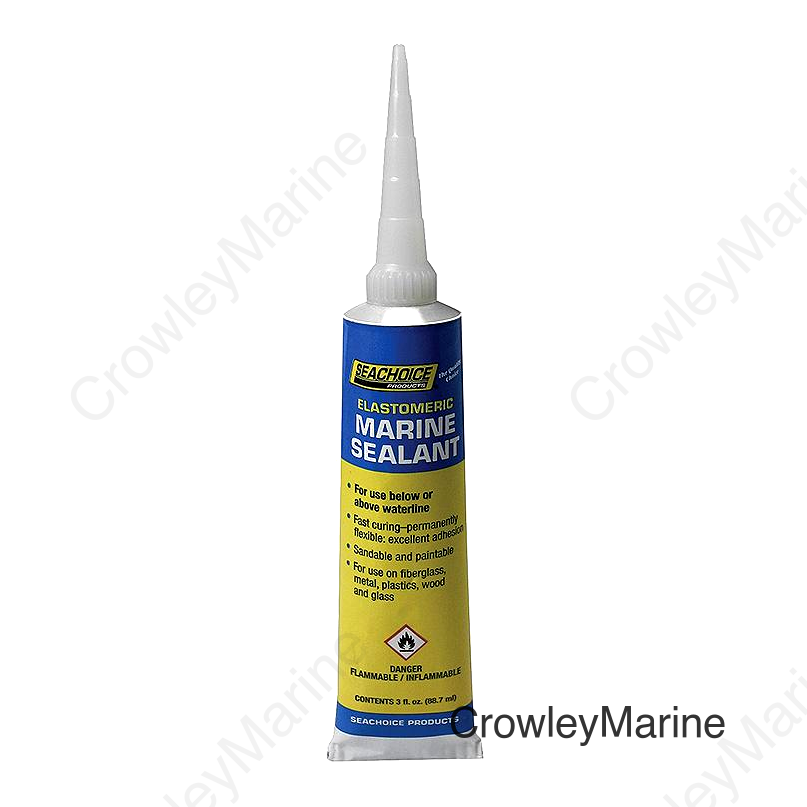 Seachoice 96891 Elastomeric Clear Marine Sealant, 3 oz.