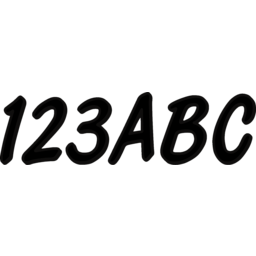 Hardline Series 400 Registration Kit, Smooth Cursive Font With Left to Right Color Gradation (Includes 4 Sets of 3" A-Z, 0-9) thumbnail-1