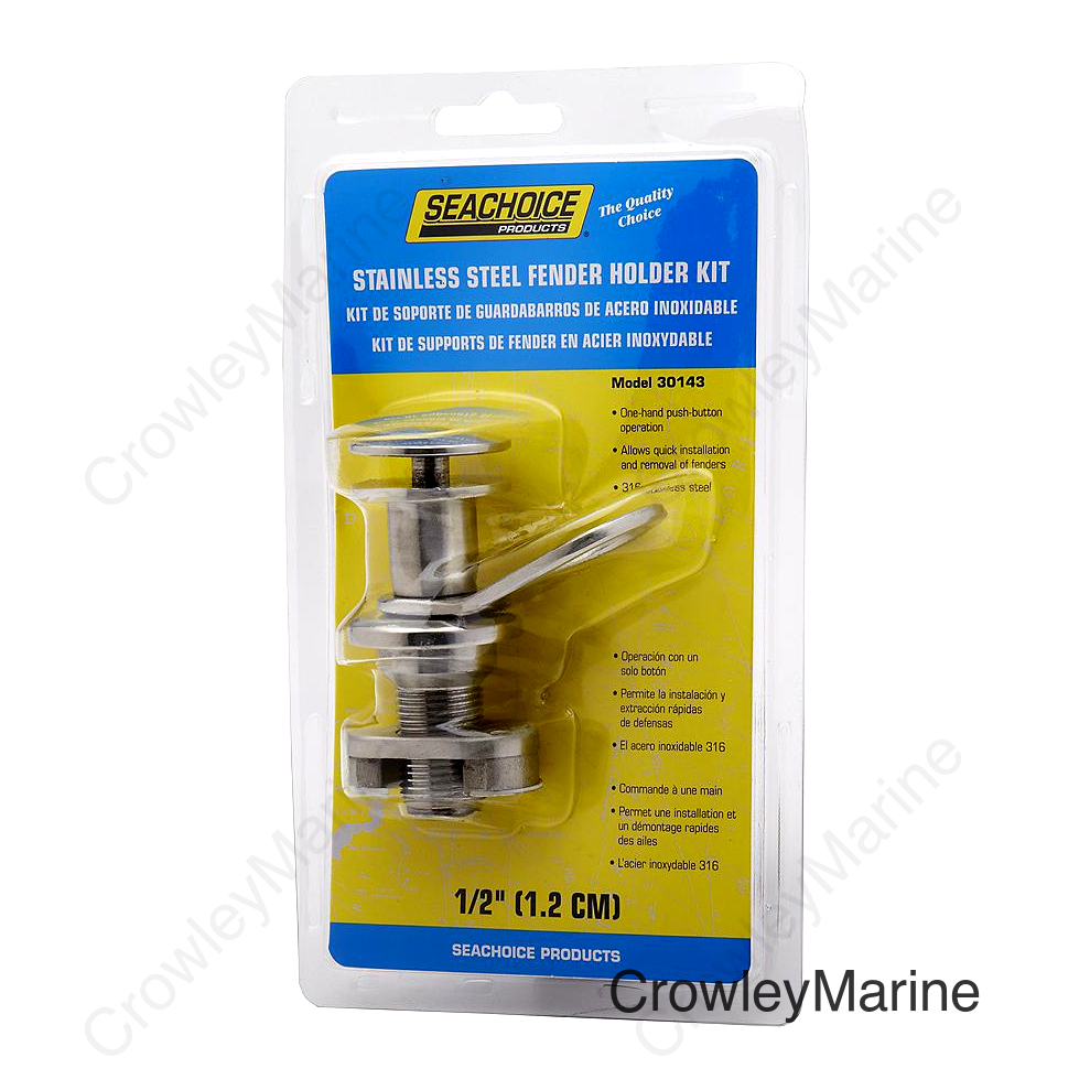 Seachoice Boat Fender Holder, Stainless Steel, 1/2 In. Eye