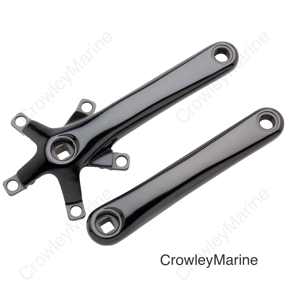 Dimension 110 Crankset - 175mm 110/74 BCD Square Taper JIS Spindle Interface Black