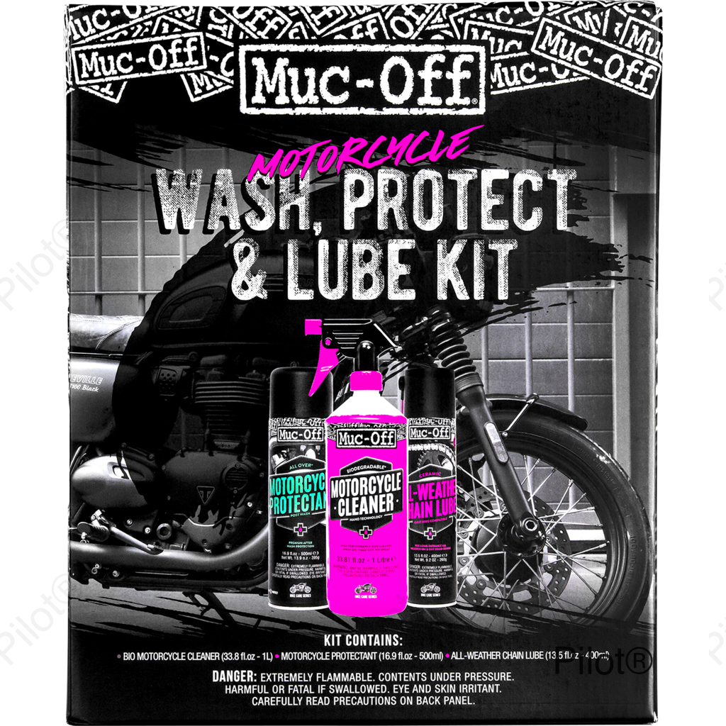 Motorcycle Wash, Protect & Lube Kit