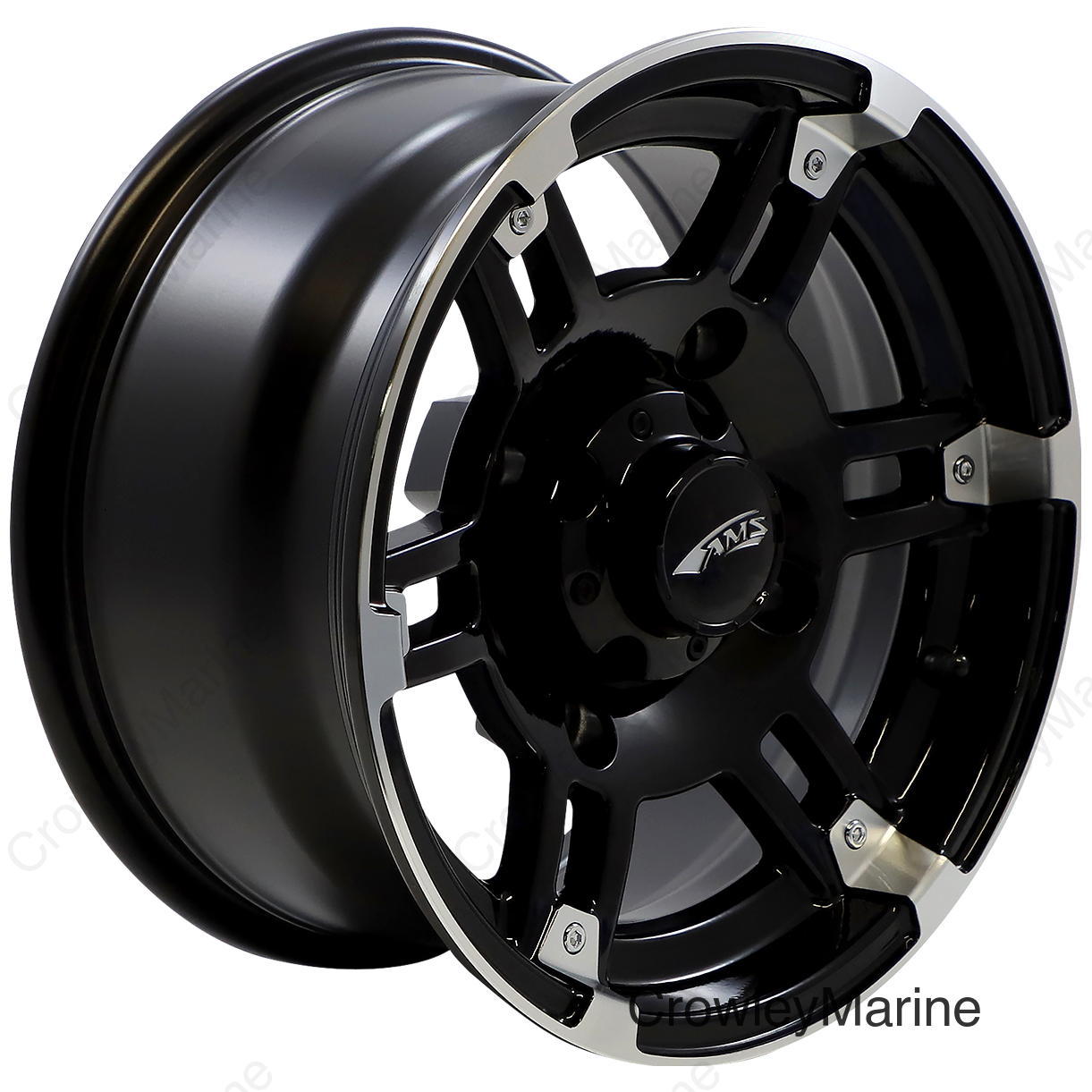 Wheel - Roll'n 104 - Front/Rear - Machined Black - 14x7 - 4/156 - 4+3