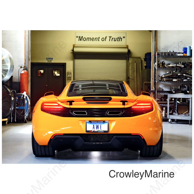 AWE Tuning McLaren MP4-12C Performance Exhaust - Machined Tips