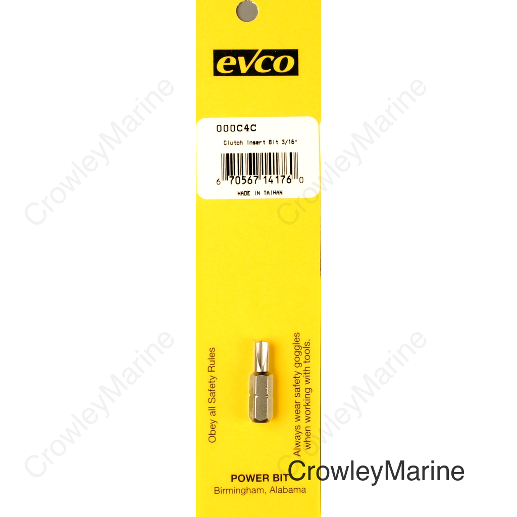 CLUTCH INSERT BIT 1/4' X