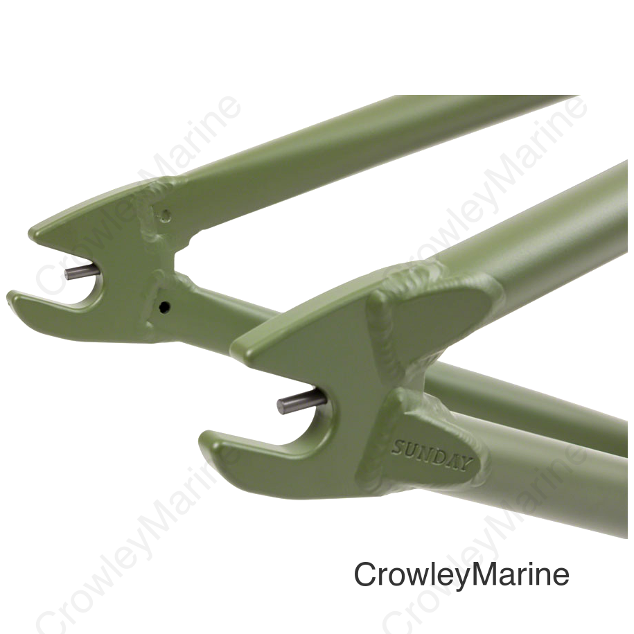 Sunday Nightshift BMX Frame - 20.5 TT Matte Army Green