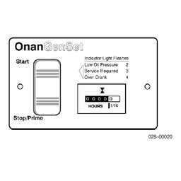 ONAN DELUXE REMOTE PANEL