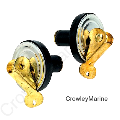 Seachoice Deck and Baitwell Plug, 3/4 in. Brass, 2-Pack