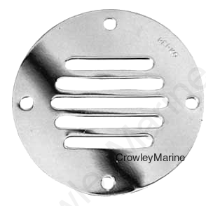 Chrome Plated, 3-1/4" O.D., Uses #6 Fasteners (While Qtys Last)