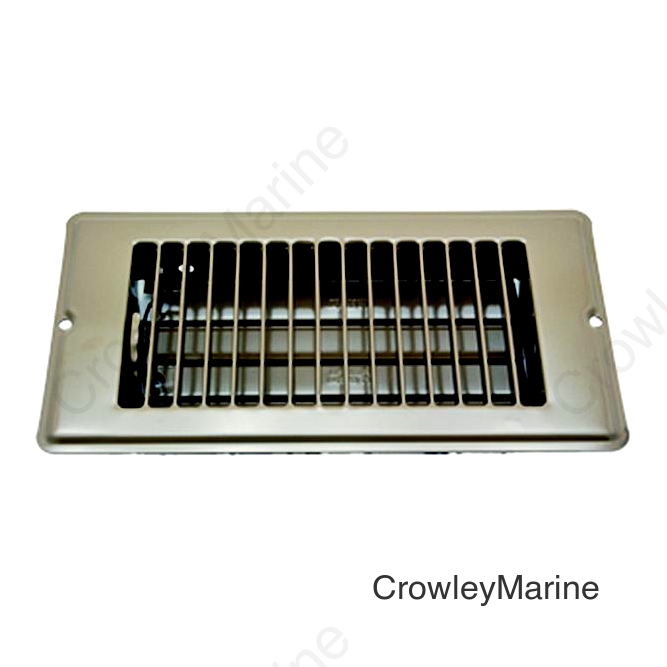 AP Products Metal Floor Register, Brown