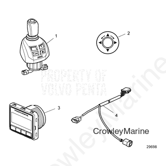Control Knob - Volvo Penta (22893936)