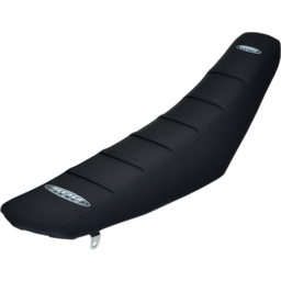6-Ribbed Seat Cover - Black Ribs/Black Top/Black Sides thumbnail-1