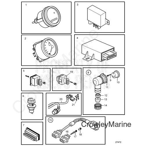 Pressure Gauge(V2) - Volvo Penta (20963274)