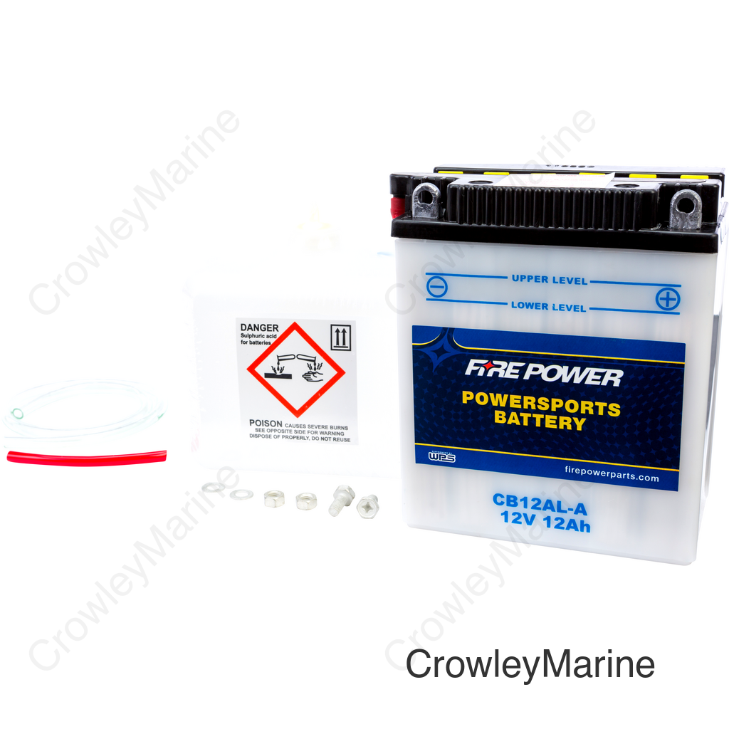BATTERY W/ACID CB12AL-A 12V HEAVY DUTY