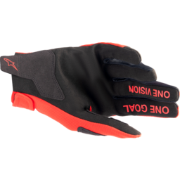 Youth Radar Gloves - Mars Red/Silver - Medium thumbnail-1
