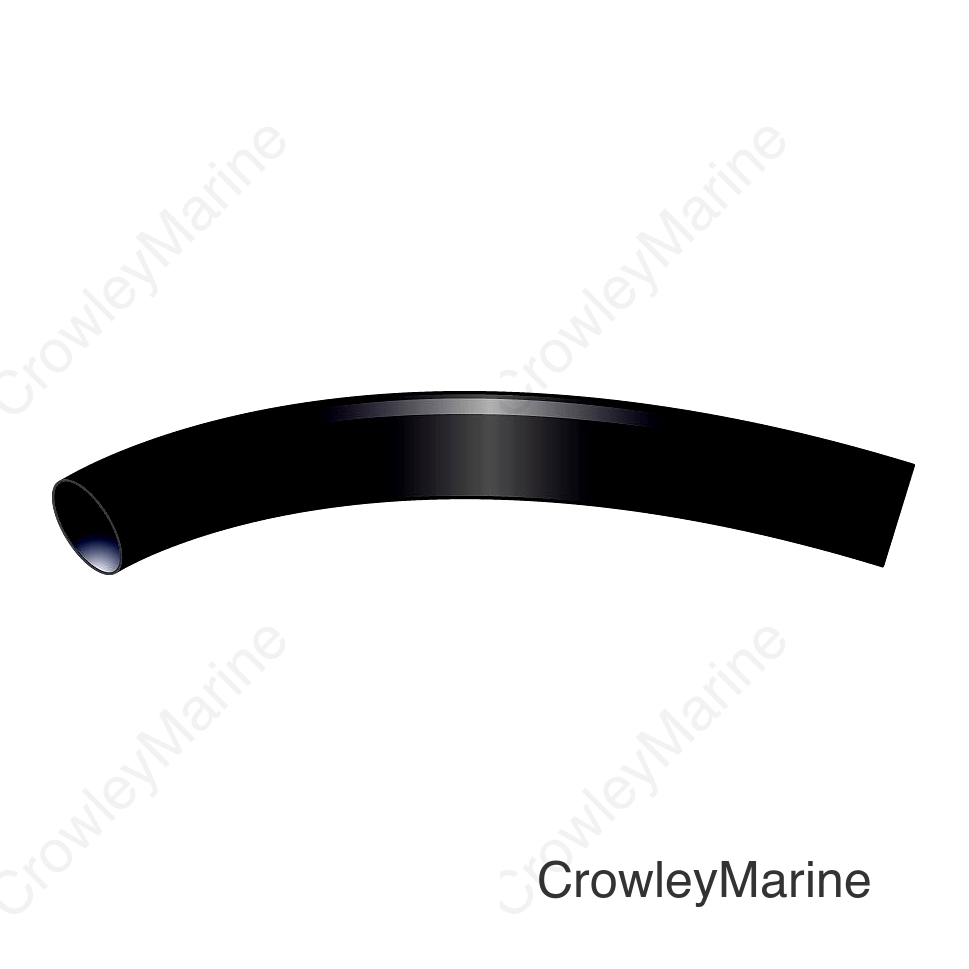 Heat Shrink Vinyl Sleeve, 3/4" x 6" Black
