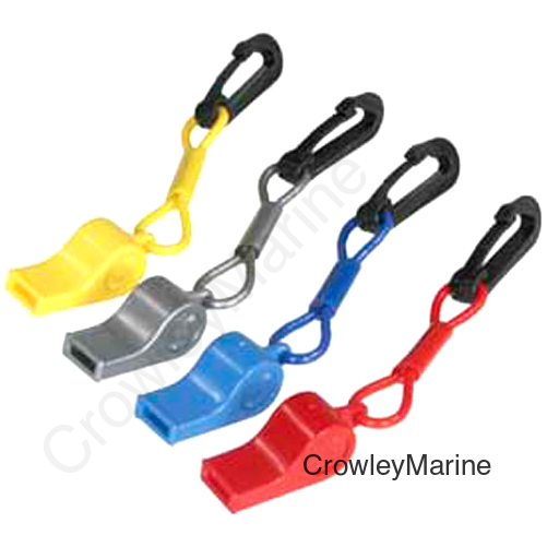 WHISTLE W/CLIP RED
