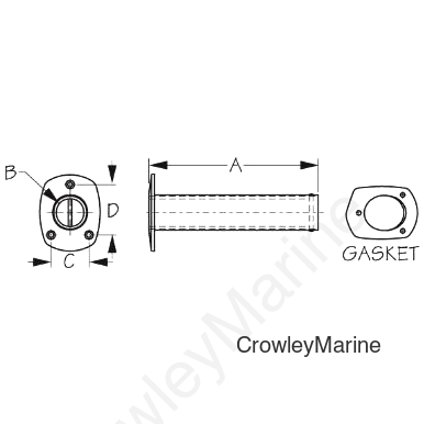 STAMPED Stainless Steel 90DG ROD Holder (325172-1)