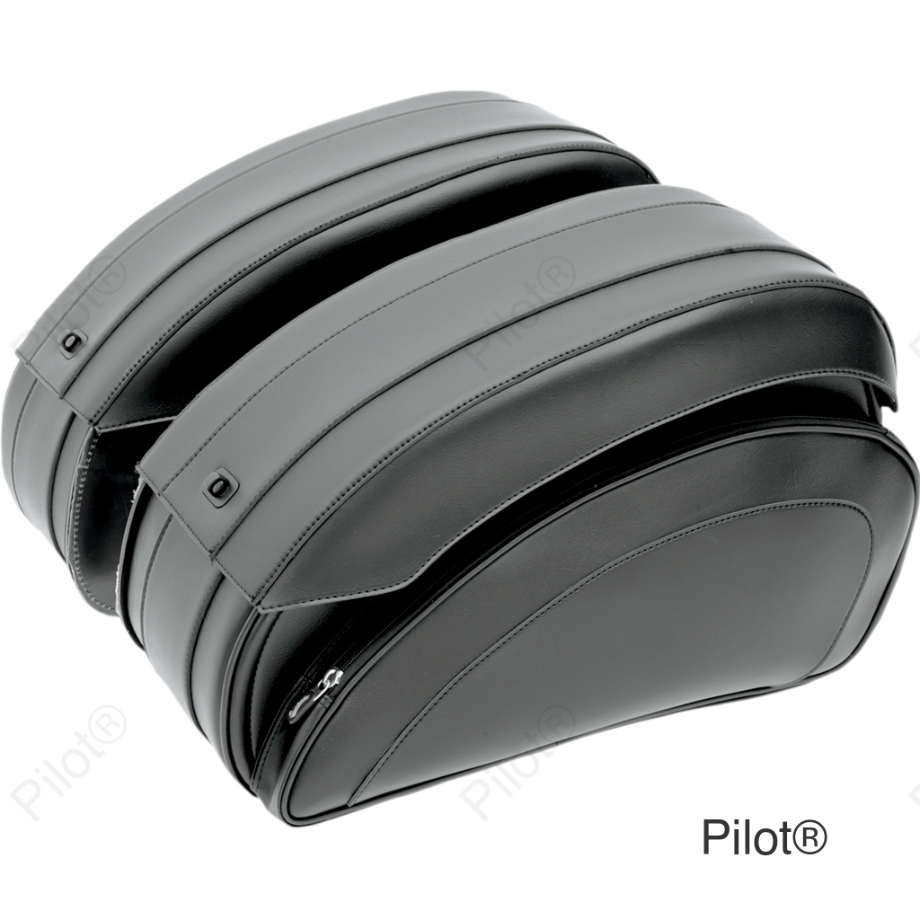 Deluxe Throwover Saddlebag - Black