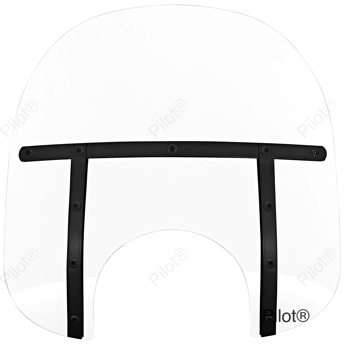 Fats Windshield - 15" - Headlight - Clear