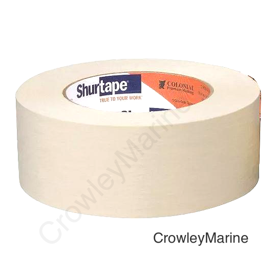 Shurtape 101534 Colonial® Premium Grade, High Adhesion Masking Tape, 2" x 180', Natural