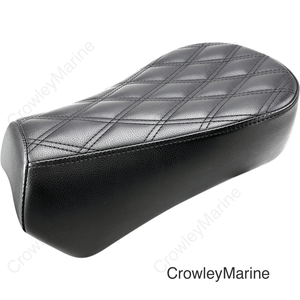 Renegade Pillion Pad - Lattice Stitched - Black - Scout Bobber '18-'23
