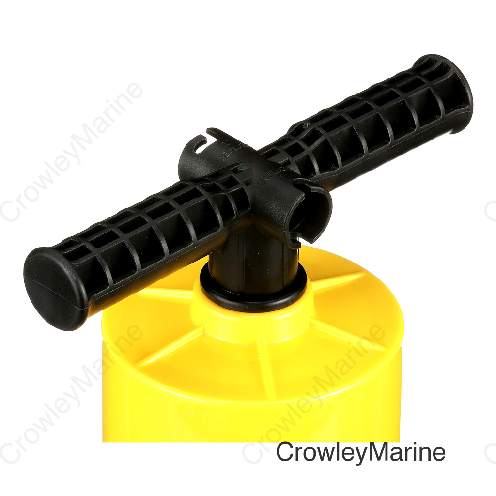 Seachoice Double-Action Air Pump w/ 50-in. Hose, 15 PSI, Inflates and Deflates