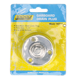Seachoice Garboard Drain Plug, Stainless Steel, Fits 1/2 In. Pipe, Includes Flange and Plug thumbnail-4