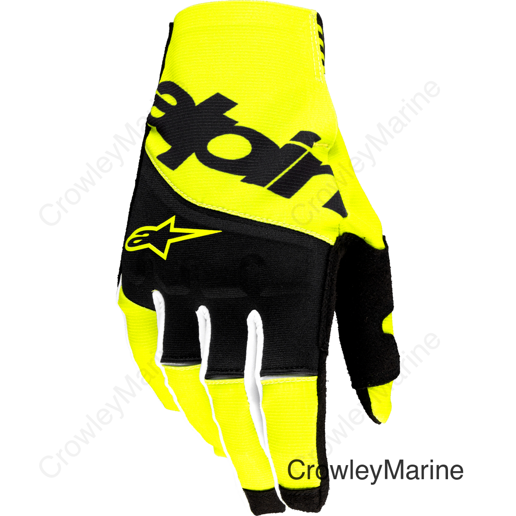 TECHSTAR GLOVES BLACK/YELLOW FLUO 2X